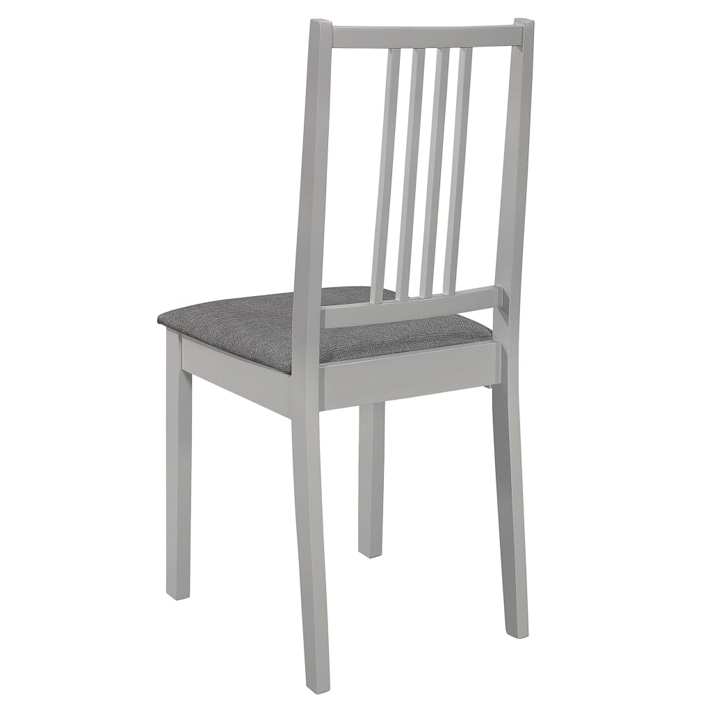 Set per Sala da Pranzo 5 pz in MDF Grigio - homemem39