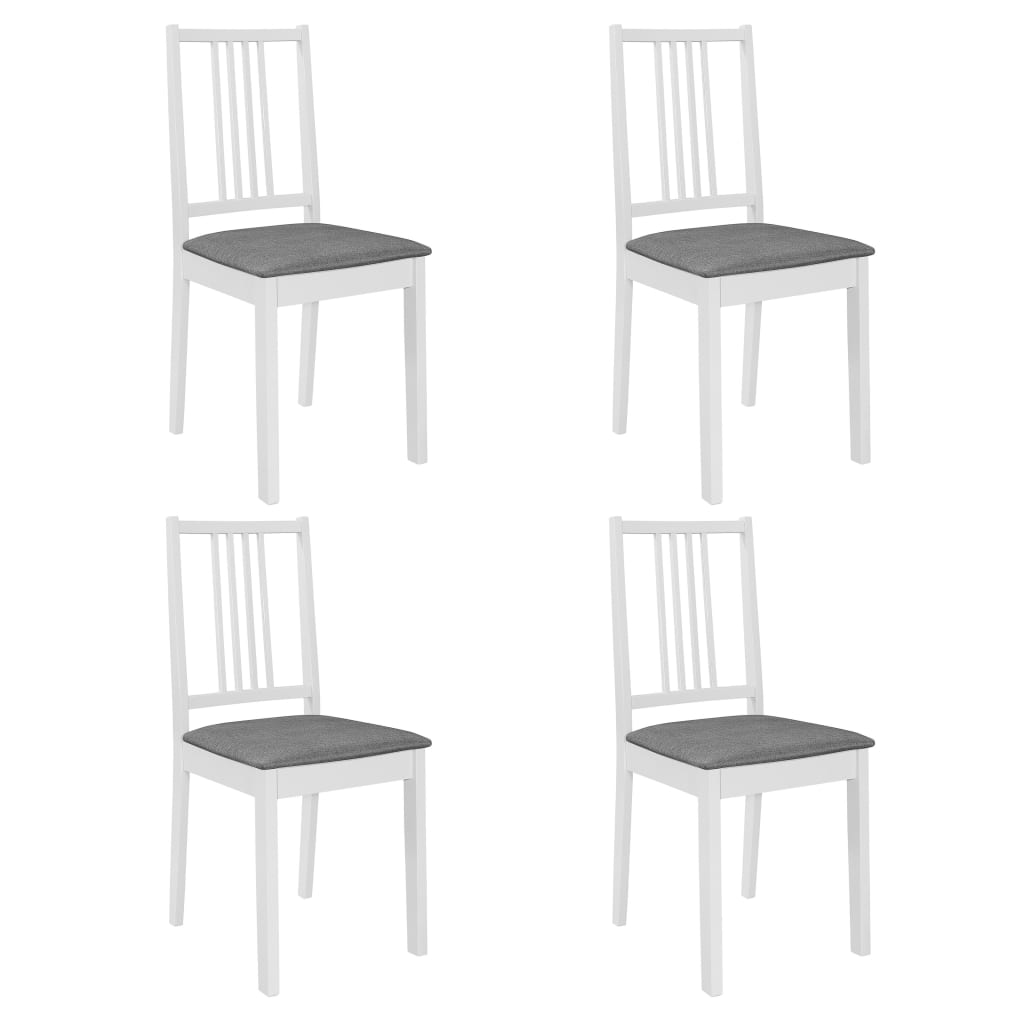 Set per Sala da Pranzo 5 pz in MDF Bianco - homemem39