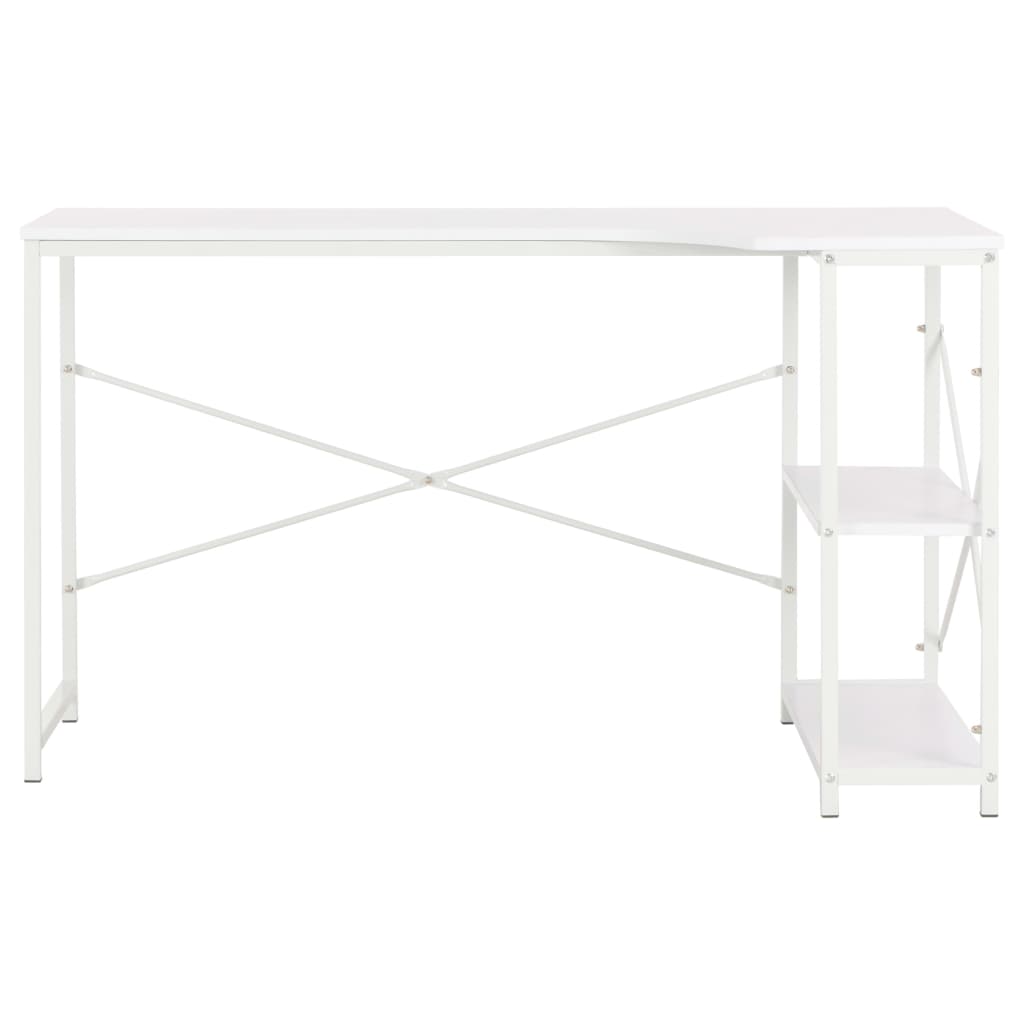 Scrivania per Computer Bianca 120x72x70 cm - homemem39