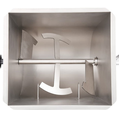 Impastatrice Carne Meccanica Argento in Acciaio Inox - homemem39