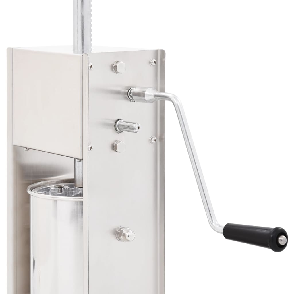Insaccatrice Manuale Argento 3 L in Acciaio Inossidabile | homemem39