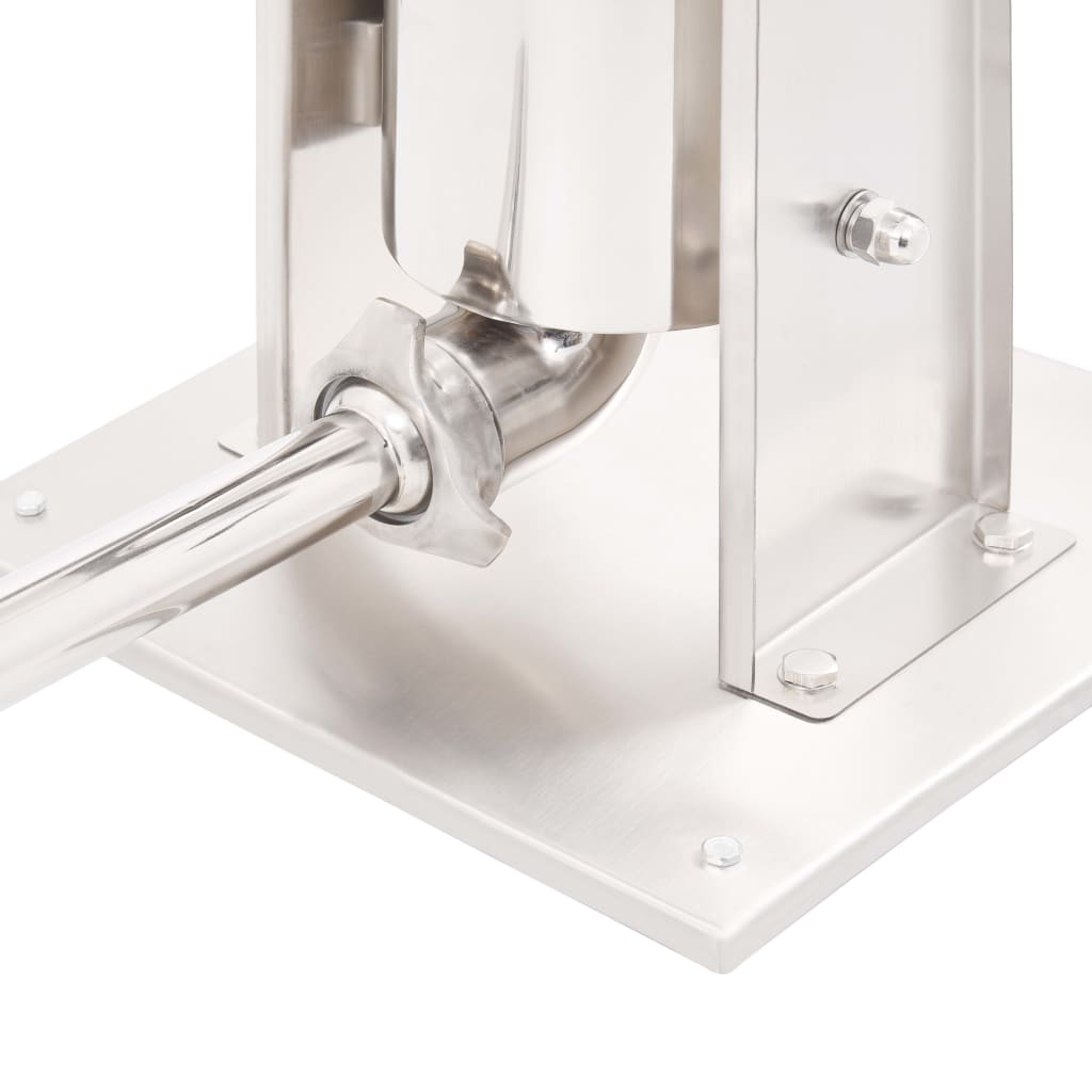 Insaccatrice Manuale Argento 3 L in Acciaio Inossidabile | homemem39