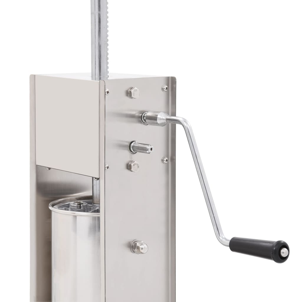 Insaccatrice Manuale Argento 7 L in Acciaio Inossidabile | homemem39