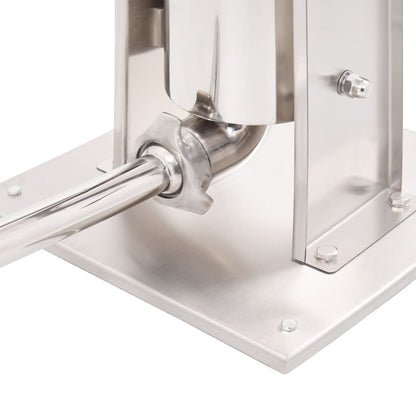 Insaccatrice Manuale Argento 7 L in Acciaio Inossidabile | homemem39