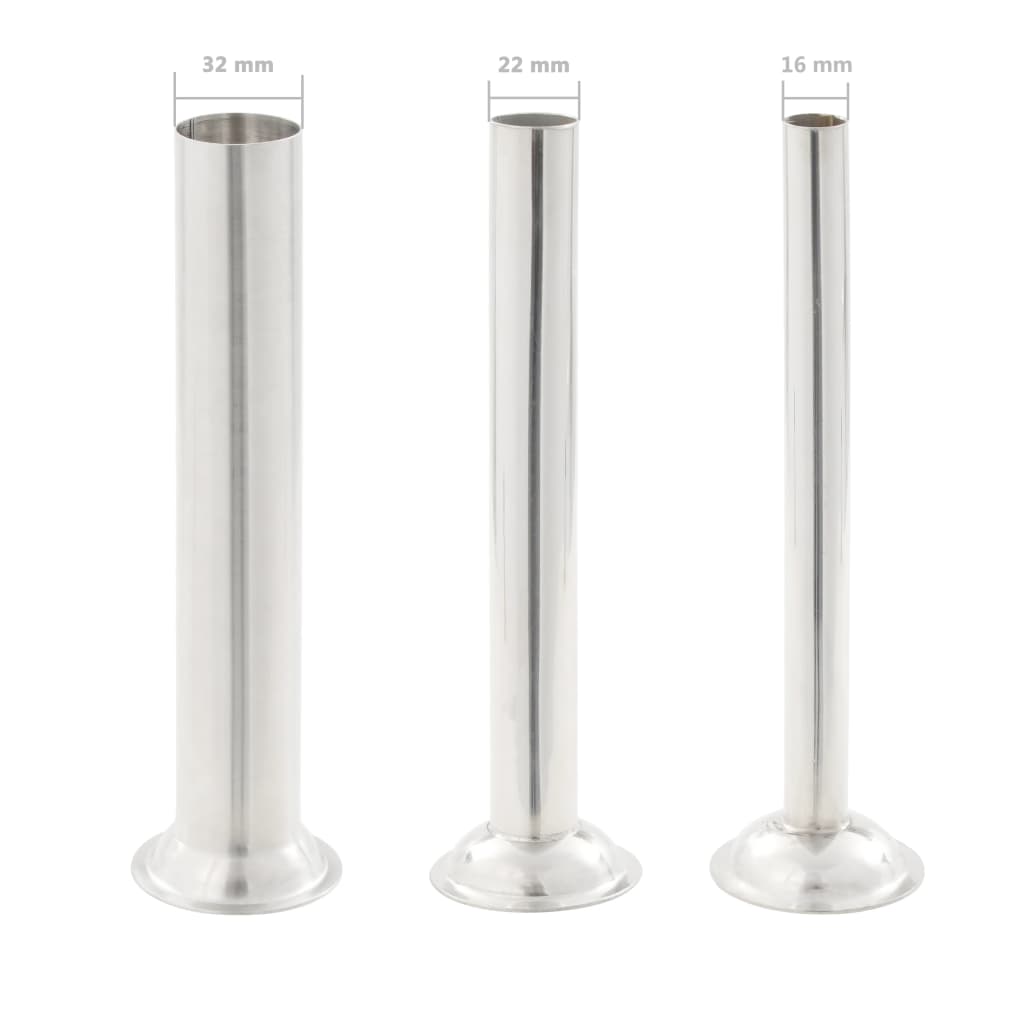Insaccatrice Manuale Argento 7 L in Acciaio Inossidabile | homemem39