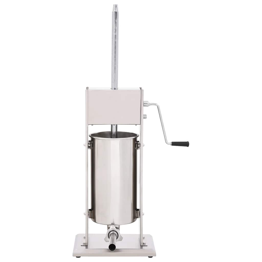 Insaccatrice Manuale Argento 15 L in Acciaio Inossidabile