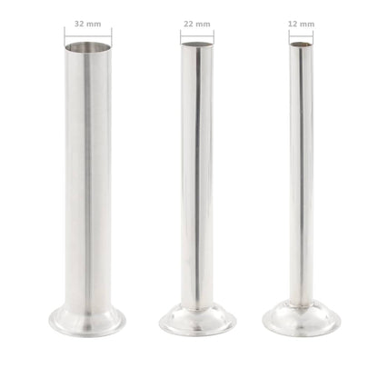 Insaccatrice Manuale Argento 15 L in Acciaio Inossidabile