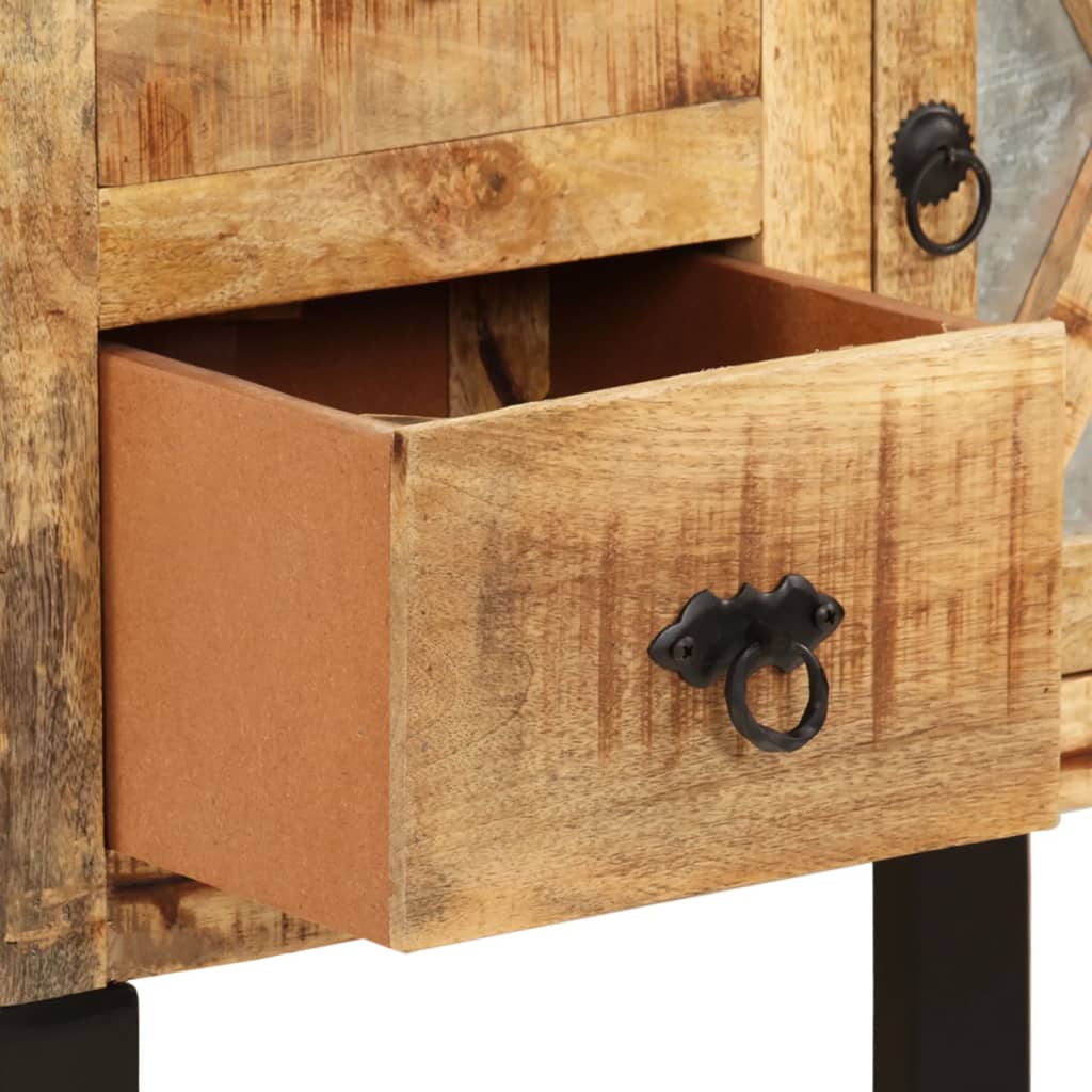 Credenza 60x30x76 cm in Legno Massello di Mango