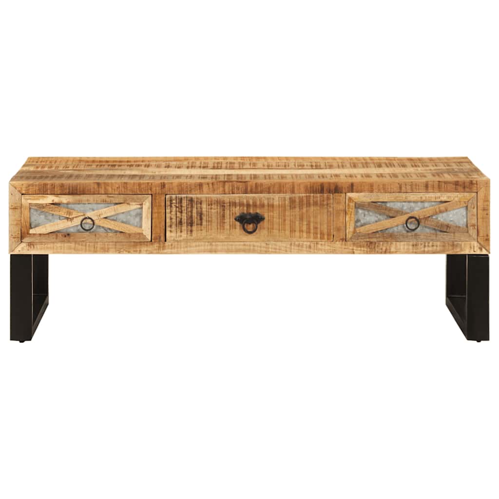 Tavolino da Salotto Legno Massello di Mango