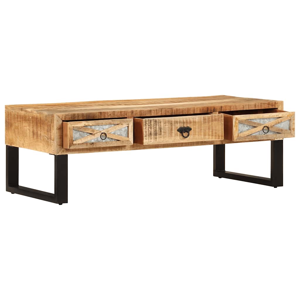 Tavolino da Salotto Legno Massello di Mango