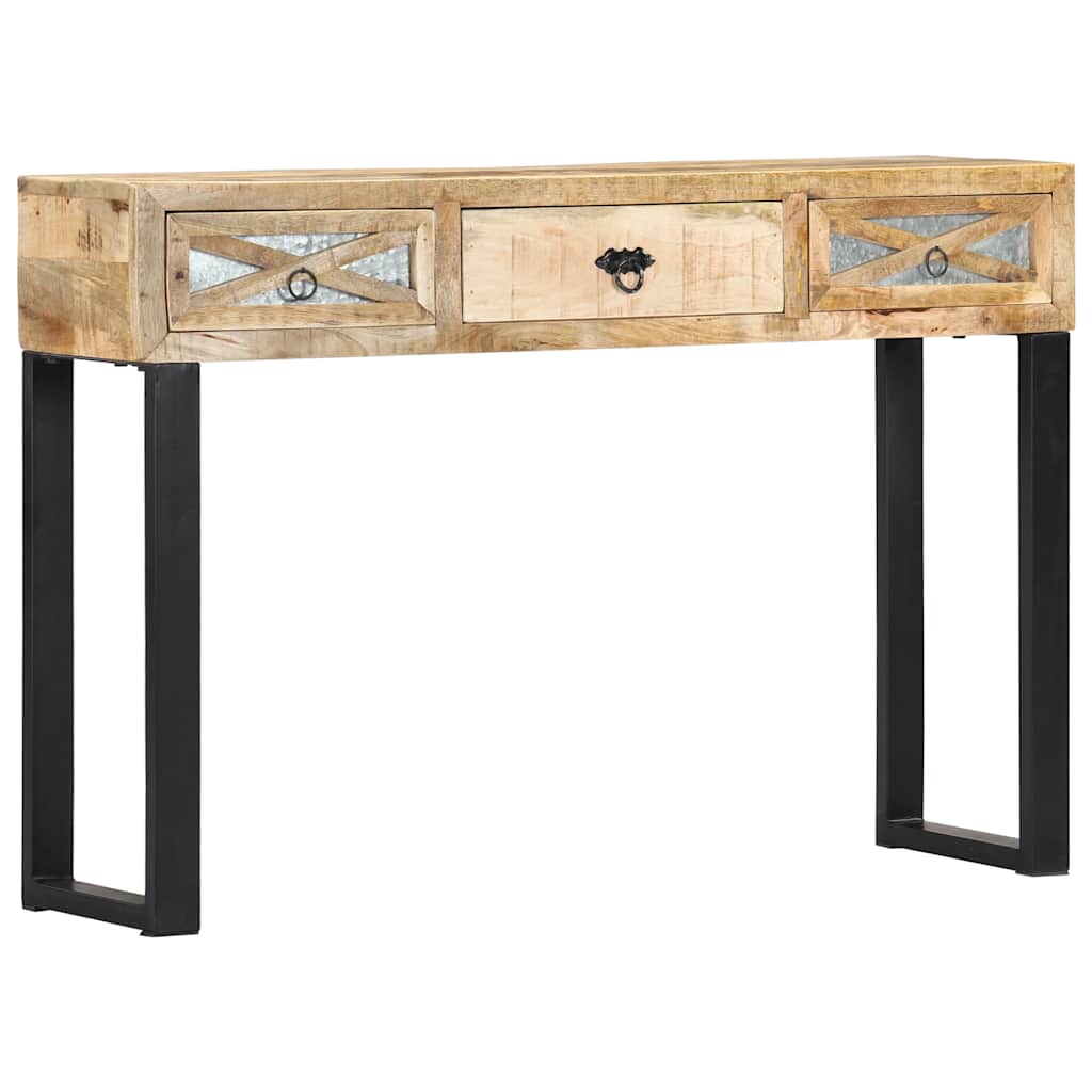 Consolle 110x30x76 cm in Legno Massello di Mango