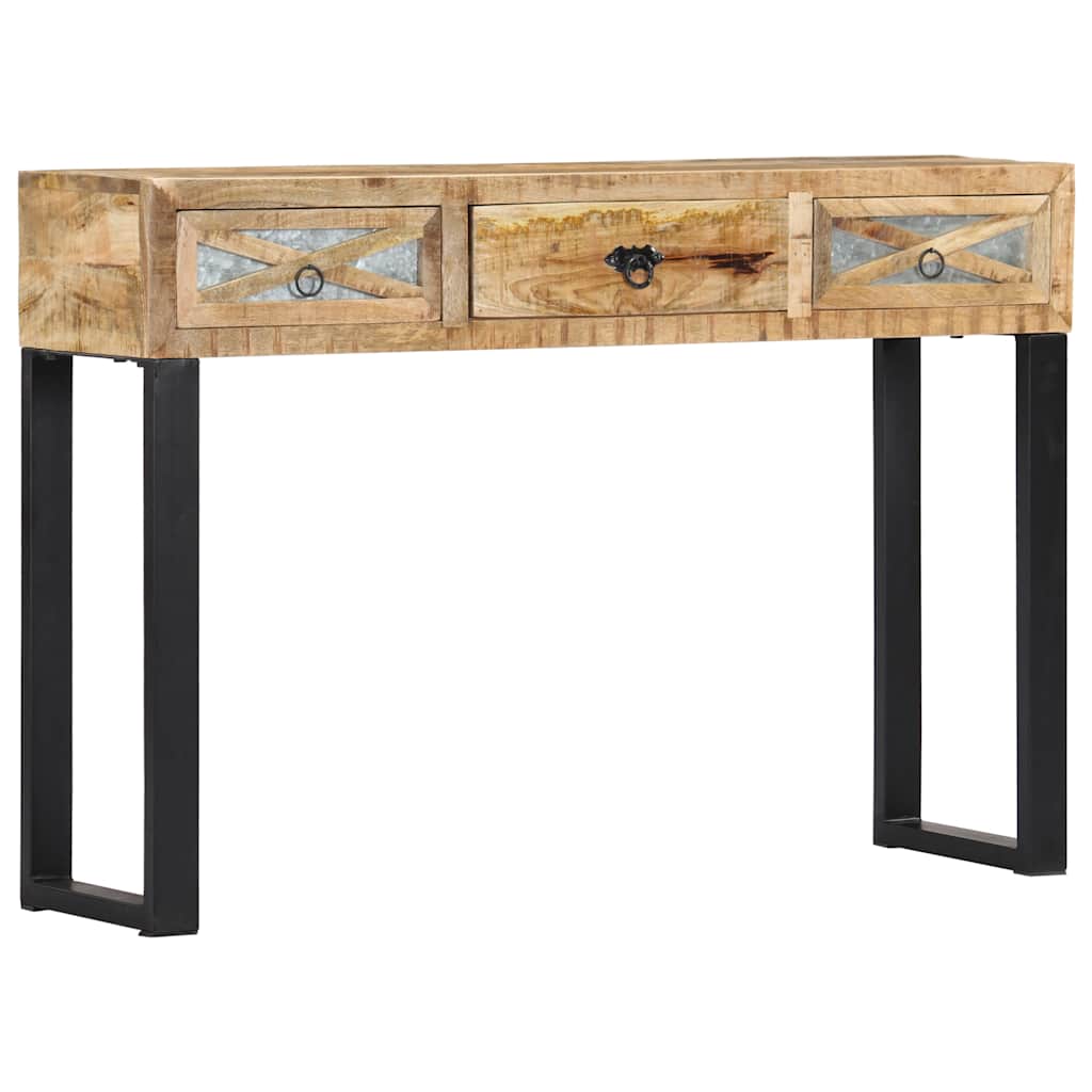 Consolle 110x30x76 cm in Legno Massello di Mango