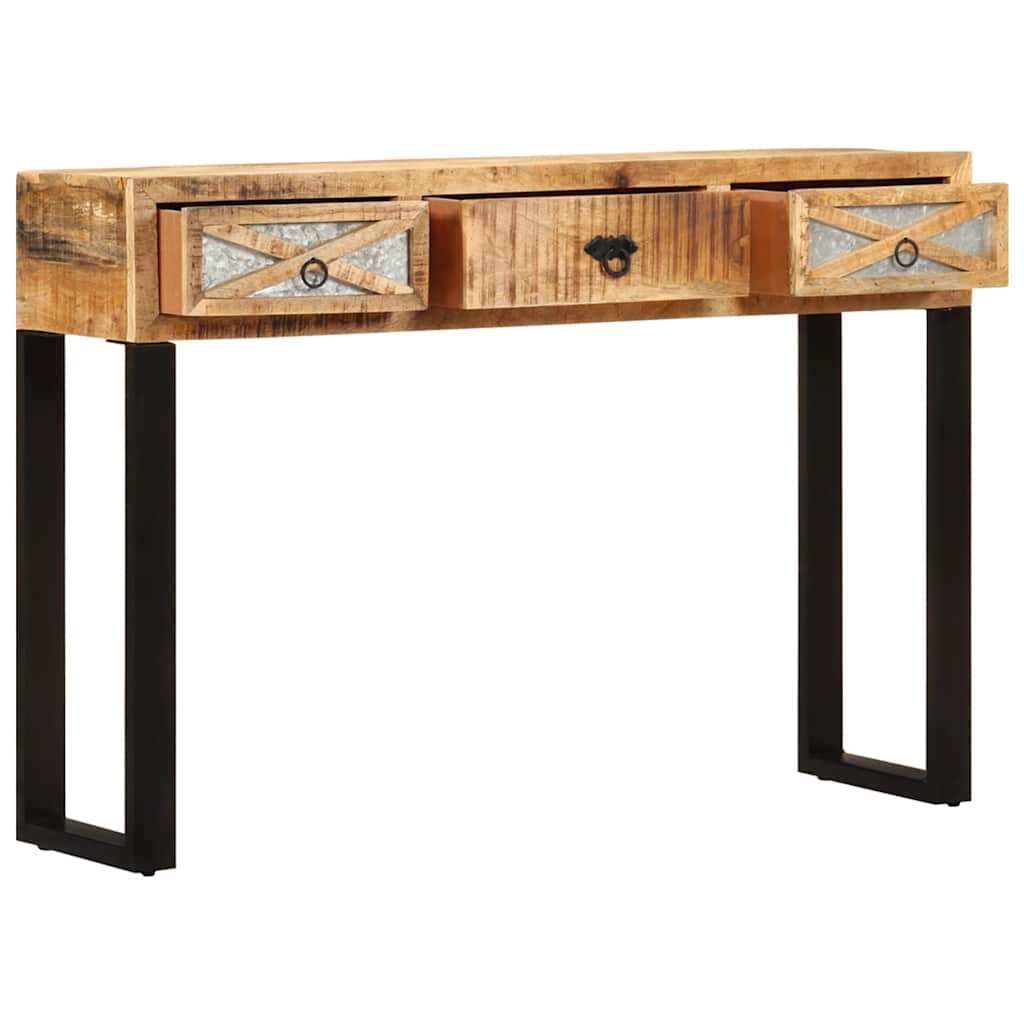 Consolle 110x30x76 cm in Legno Massello di Mango