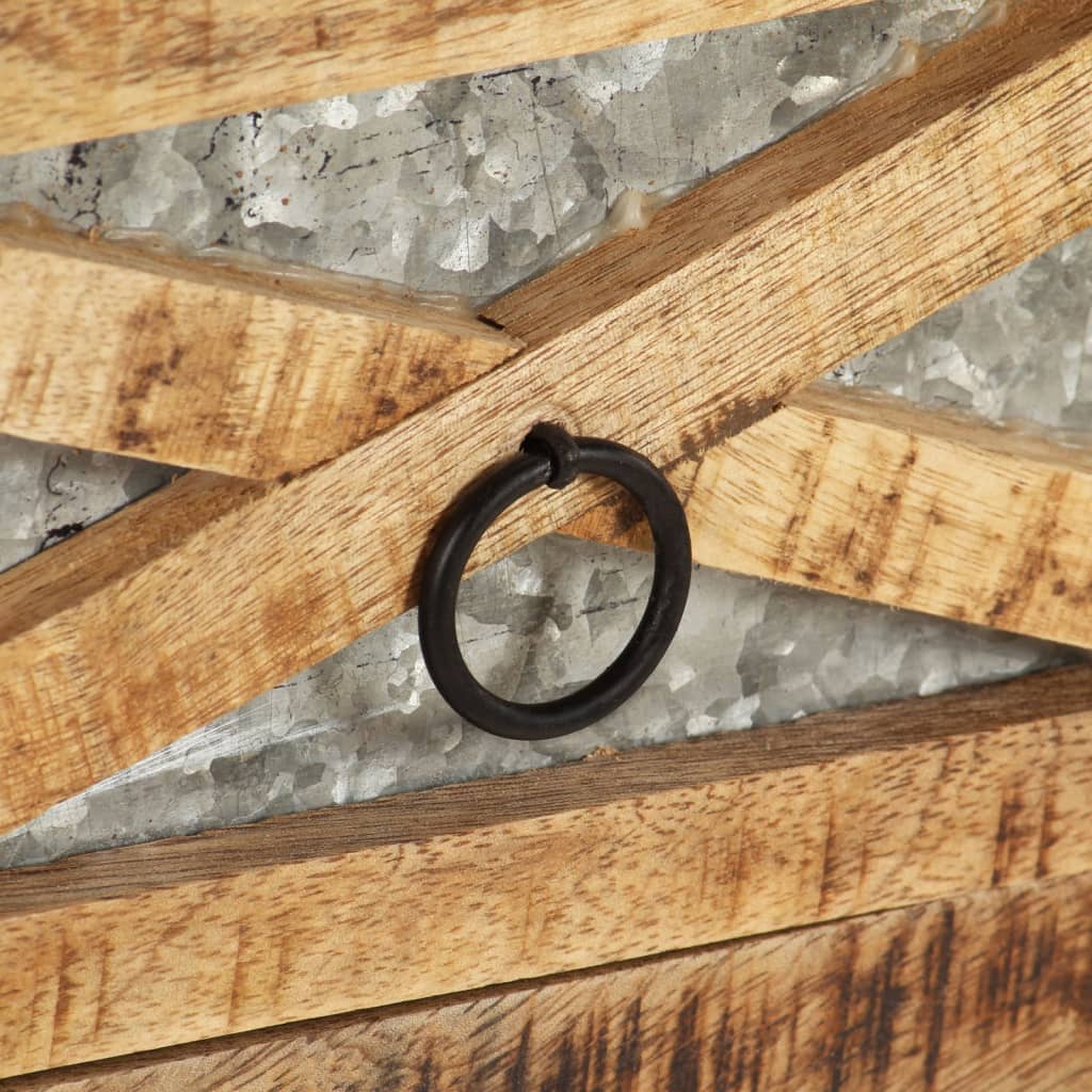 Consolle 110x30x76 cm in Legno Massello di Mango - homemem39