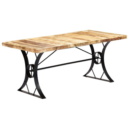 Tavolo da Pranzo 180x90x76 cm in Legno Massello di Mango | homemem39