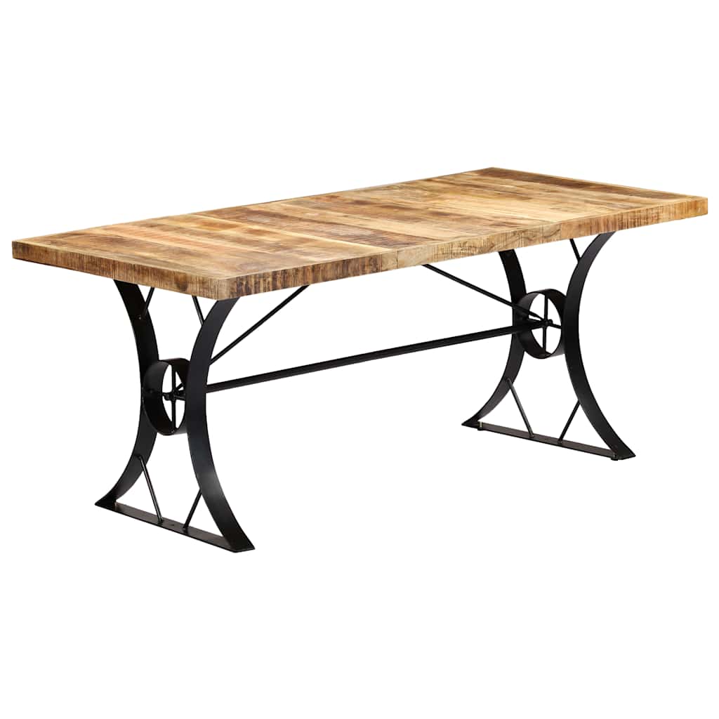 Tavolo da Pranzo 180x90x76 cm in Legno Massello di Mango