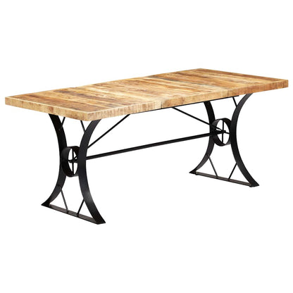 Tavolo da Pranzo 180x90x76 cm in Legno Massello di Mango