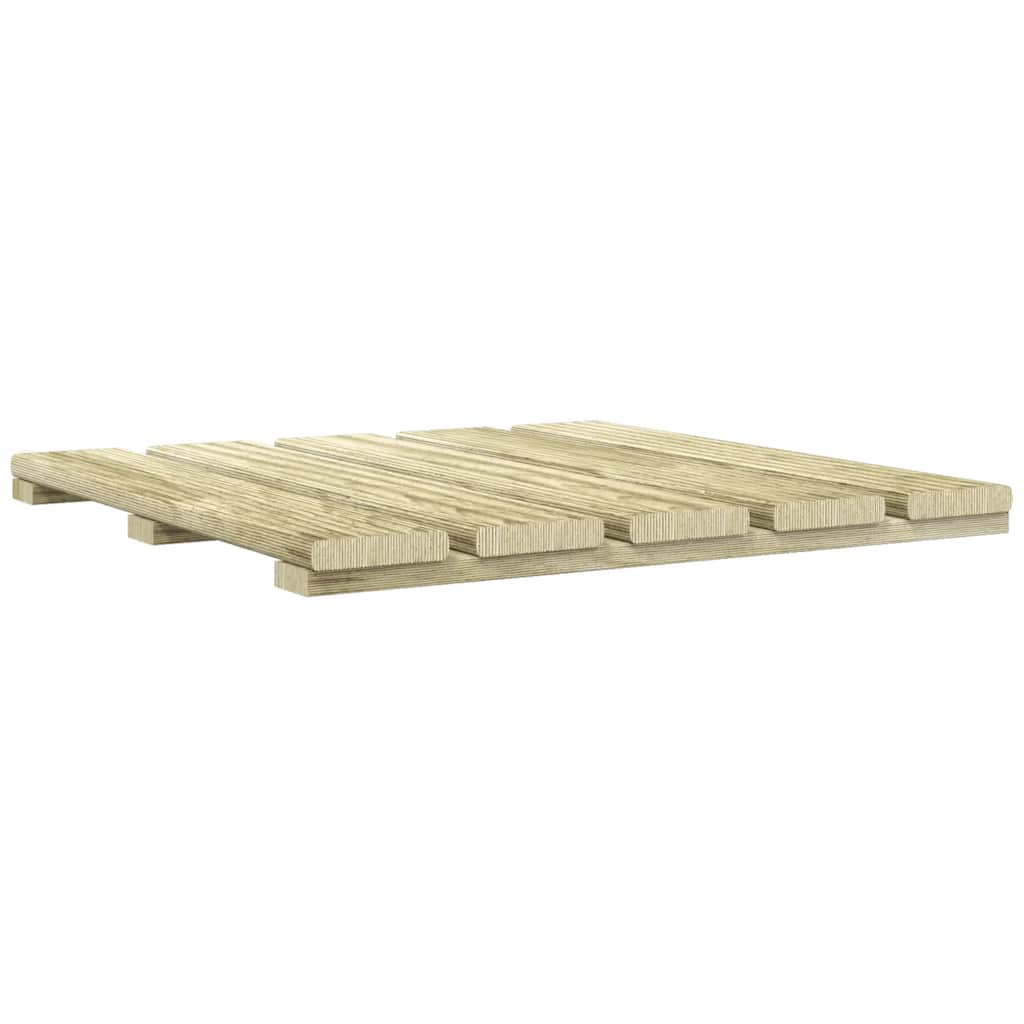 Piastrelle per Decking 30 pz 50x50 cm in Legno Verde