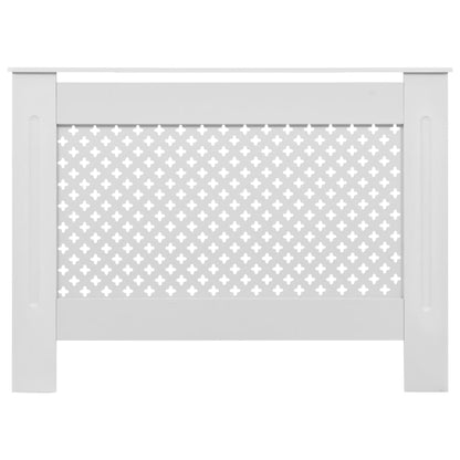 Copertura per Radiatore Bianca 112x19x81,5 cm in MDF - homemem39