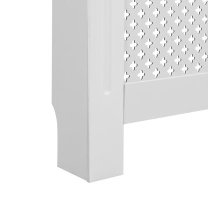 Copertura per Radiatore Bianca 112x19x81,5 cm in MDF - homemem39