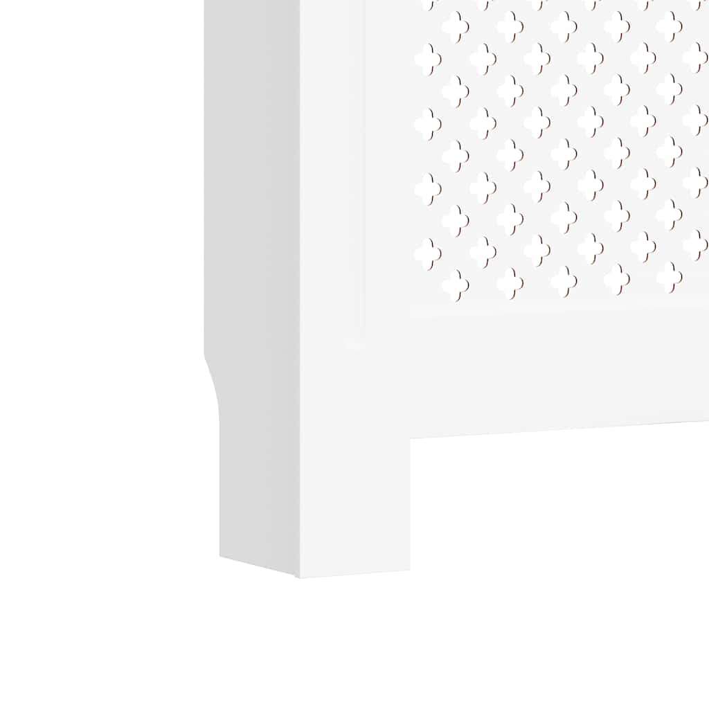 Copertura per Radiatore Bianca 152x19x81,5 cm in MDF | homemem39