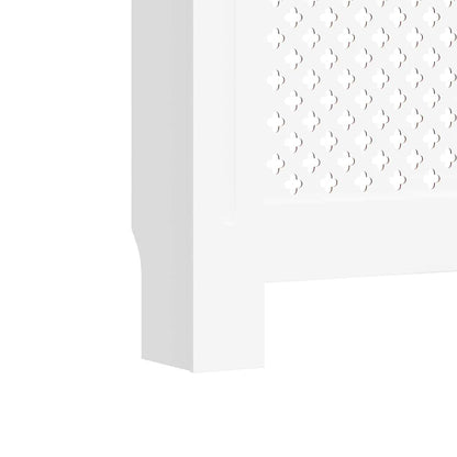 Copertura per Radiatore Bianca 152x19x81,5 cm in MDF | homemem39