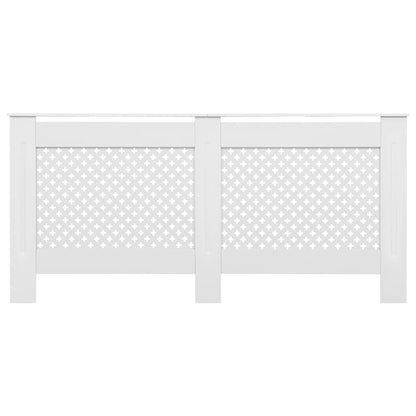 Copertura per Radiatore Bianca 172x19x81,5 cm in MDF - homemem39