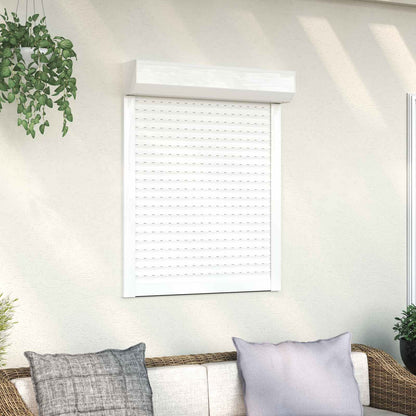 Persiana a rullo Bianco 70 x 100 cm Alluminio e poliuretano