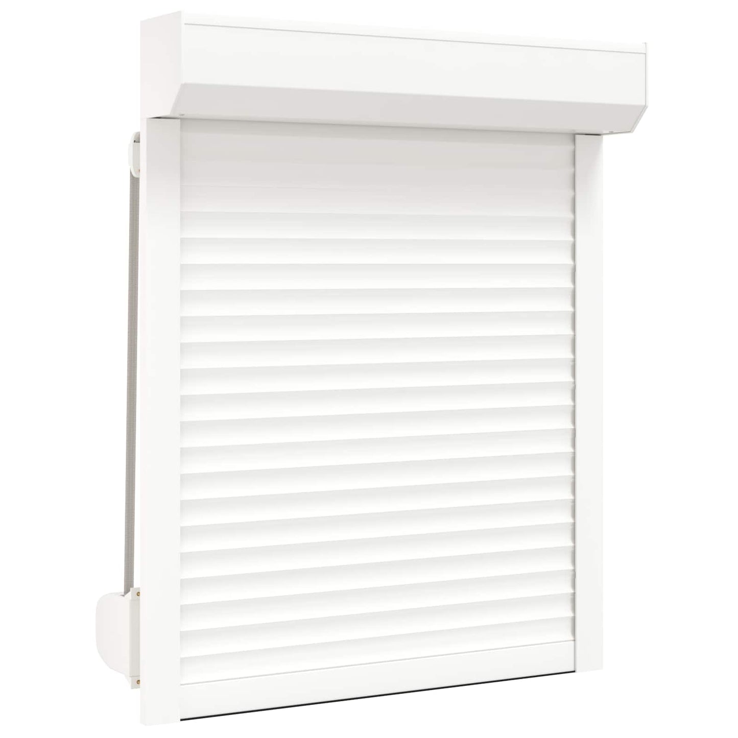 Persiana a rullo Bianco 70 x 100 cm Alluminio e poliuretano