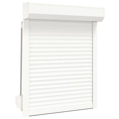 Tapparella Avvolgibile in Alluminio 80x100 cm Bianca - homemem39
