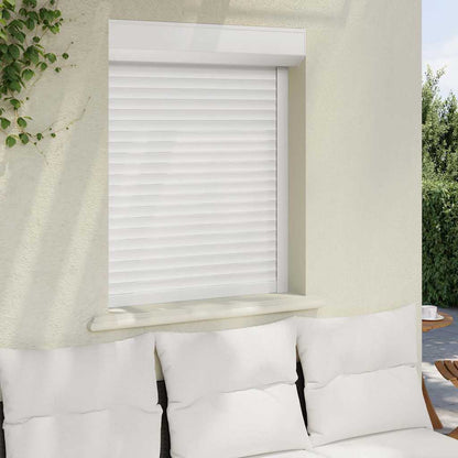 Tapparella Avvolgibile in Alluminio 80x100 cm Bianca - homemem39