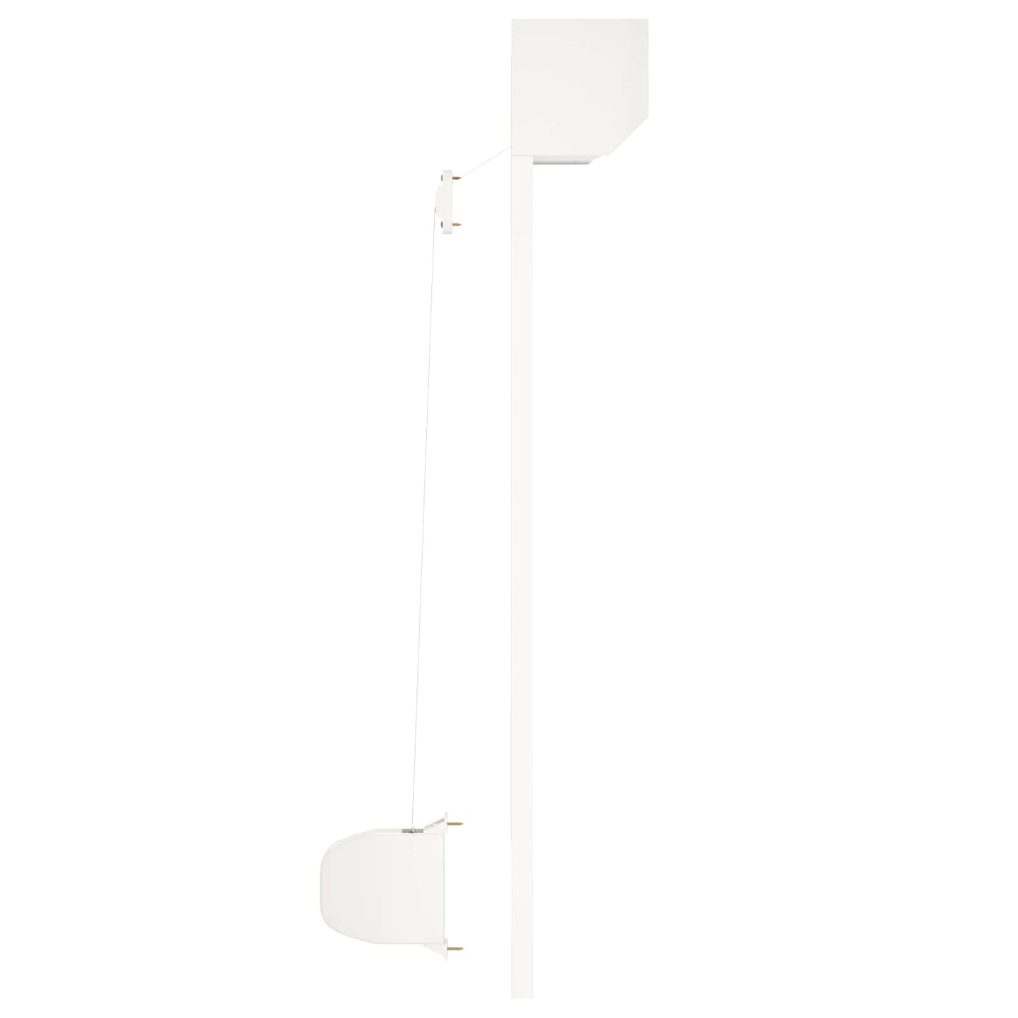Persiana a rullo Bianco 80 x 100 cm Alluminio e poliuretano | homemem39
