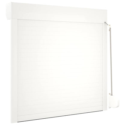 Tapparella Avvolgibile in Alluminio 100x100 cm Bianca - homemem39