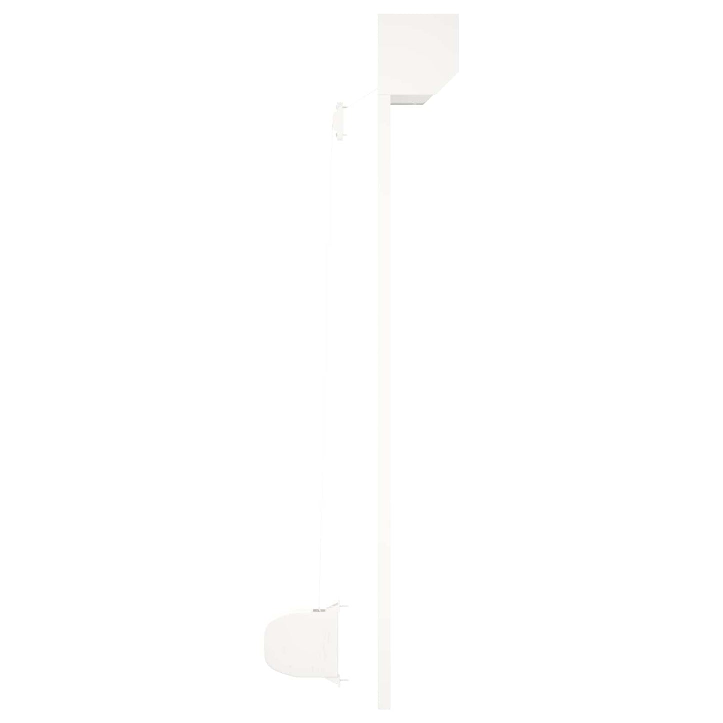 Persiana a rullo Bianco 100 x 120 cm Alluminio e poliuretano | homemem39