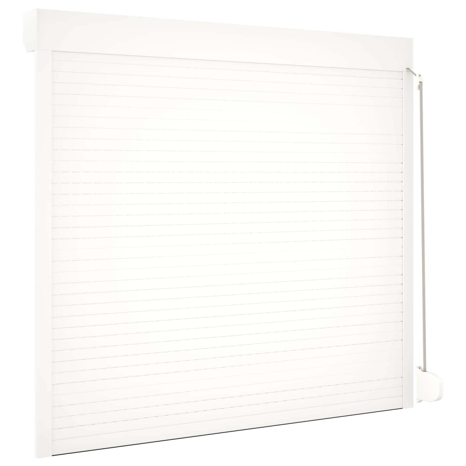 Persiana a rullo Bianco 160 x 150 cm Alluminio e poliuretano | homemem39