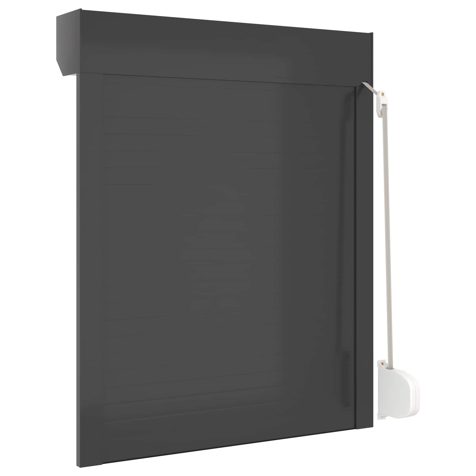 Persiana a rullo Antracite 80 x 100 cm Alluminio e poliuretano | homemem39