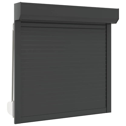 Tapparella Avvolgibile in Alluminio 100x100 cm Antracite - homemem39