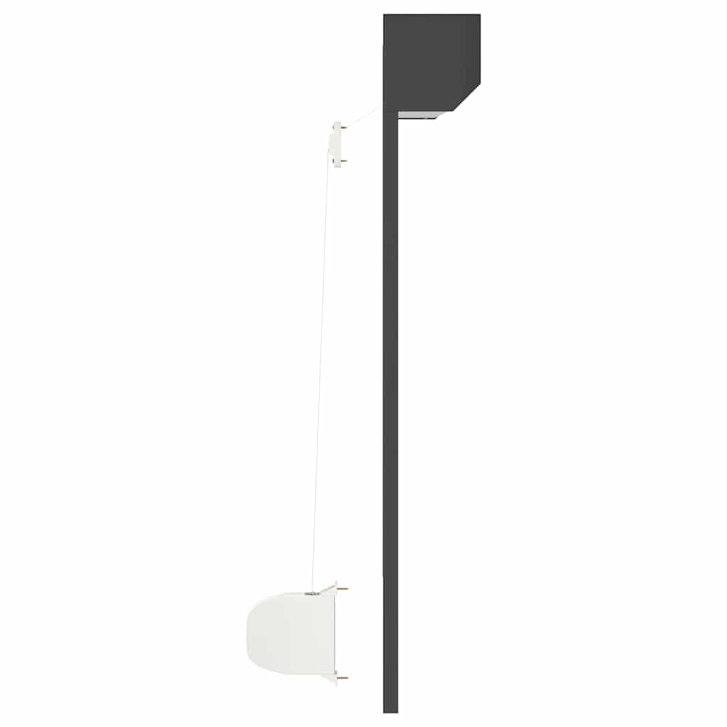 Tapparella Avvolgibile in Alluminio 100x100 cm Antracite - homemem39