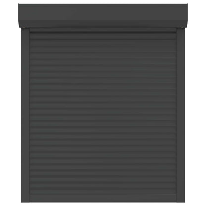 Persiana a rullo Antracite 100 x 130 cm Alluminio e poliuretano