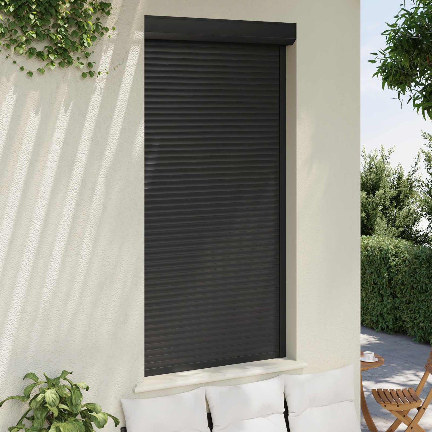 Persiana a rullo Antracite 110 x 220 cm Alluminio e poliuretano | homemem39