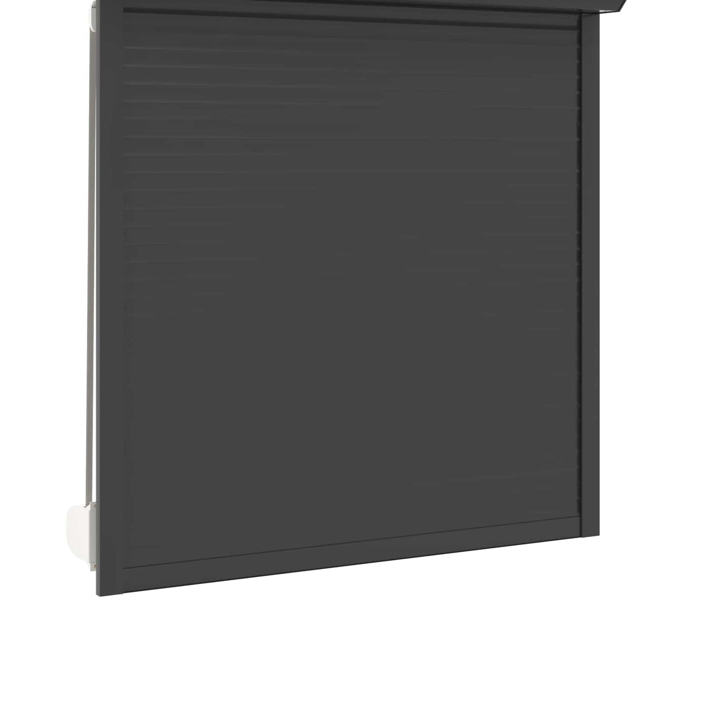 Persiana a rullo Antracite 130 x 140 cm Alluminio e poliuretano