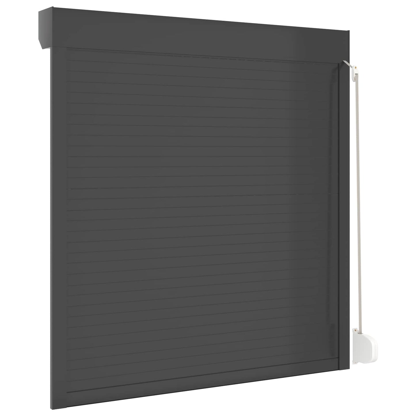 Persiana a rullo Antracite 130 x 140 cm Alluminio e poliuretano | homemem39