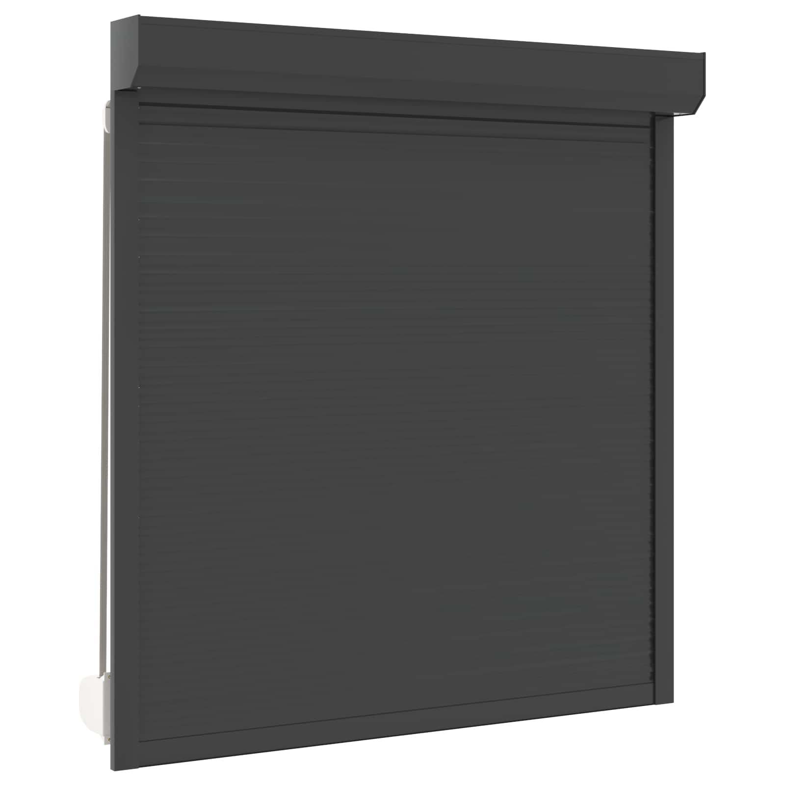 Persiana a rullo Antracite 140 x 150 cm Alluminio e poliuretano | homemem39