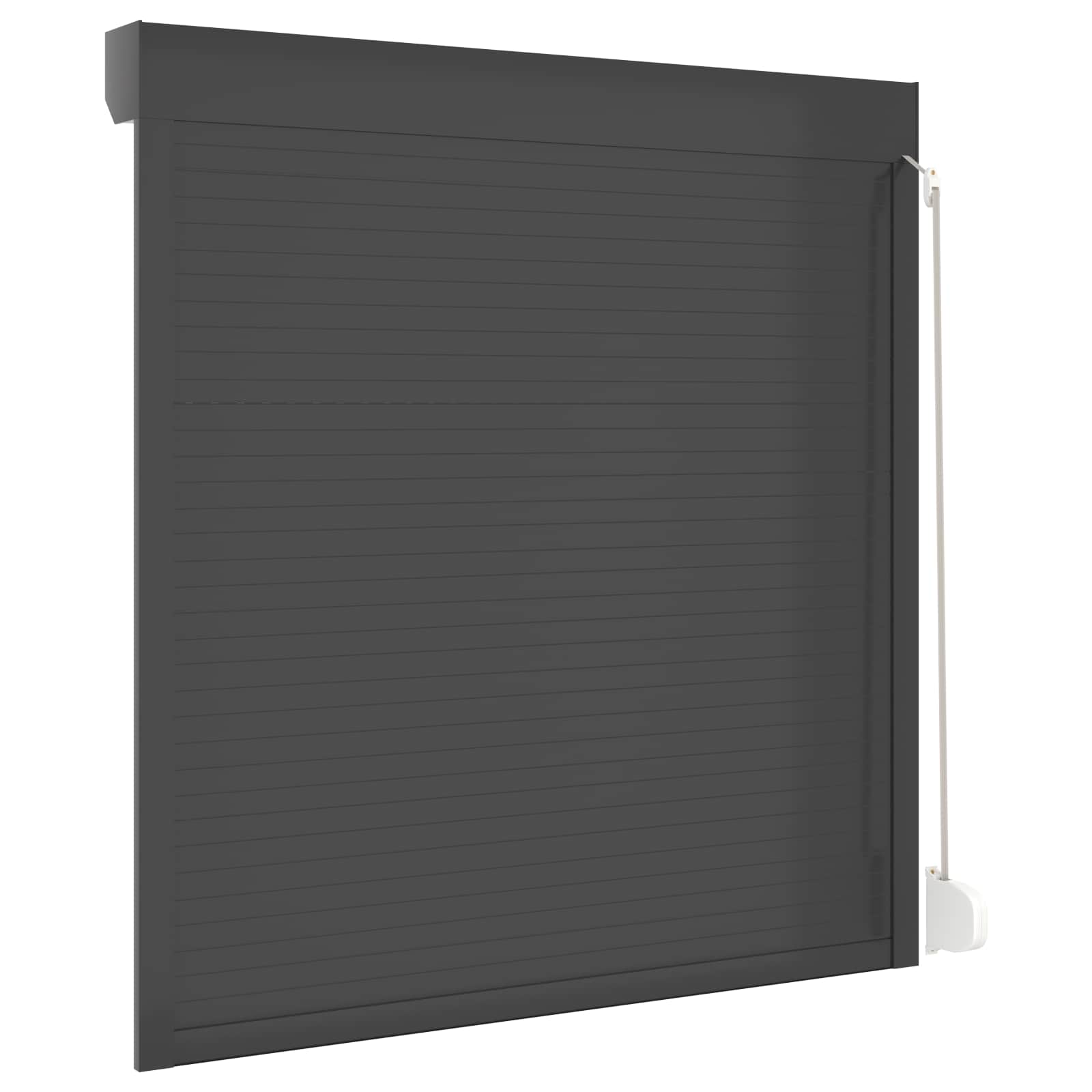 Persiana a rullo Antracite 140 x 150 cm Alluminio e poliuretano | homemem39