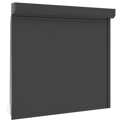 Persiana a rullo Antracite 160 x 150 cm Alluminio e poliuretano
