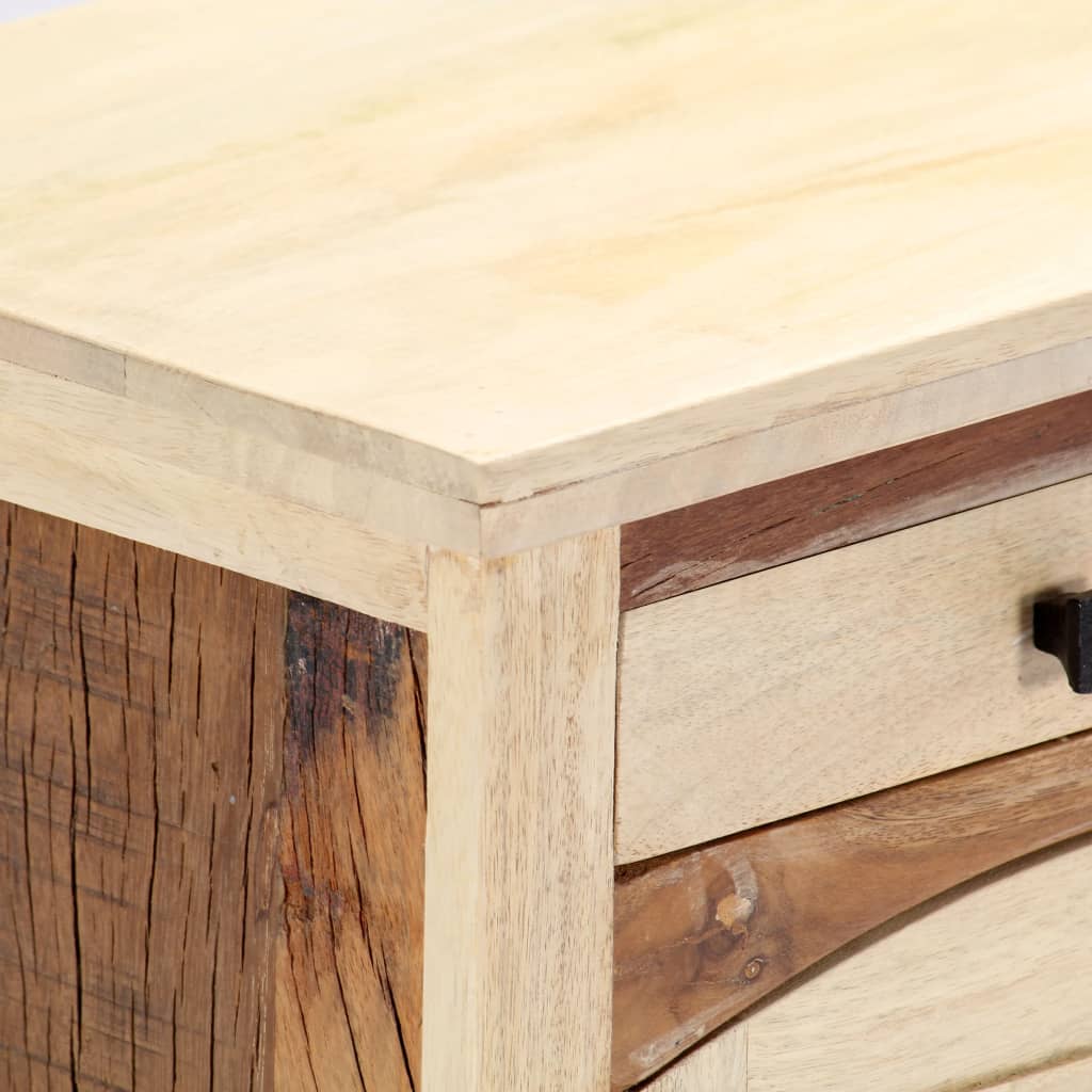 Mobile Porta TV 120x30x40 cm in Legno Massello di Recupero | homemem39