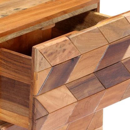 Comodino 40x30x50 cm in Legno Massello di Recupero | homemem39