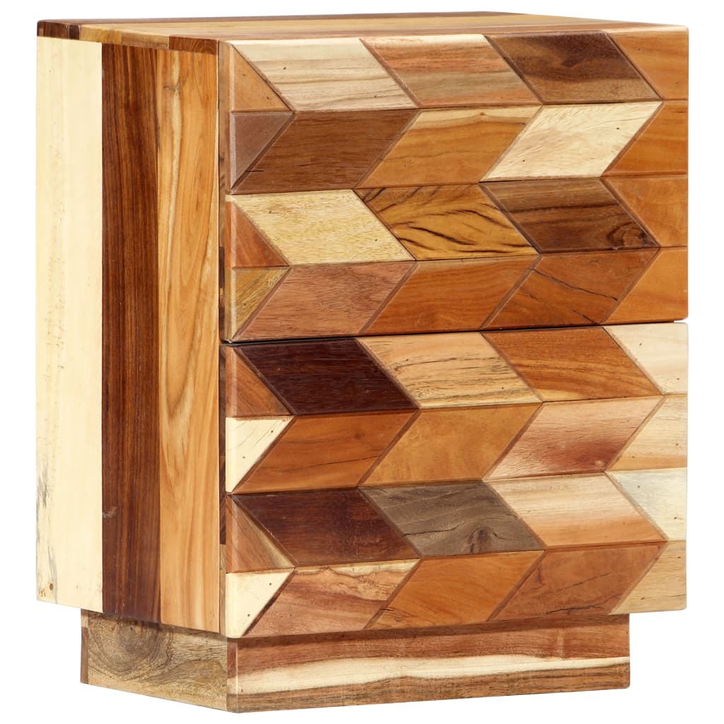 Comodino 40x30x50 cm in Legno Massello di Recupero | homemem39