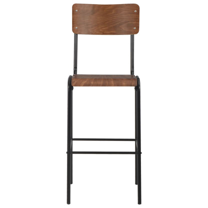 Set da Bar 3 pz in Acciaio Marrone Nero