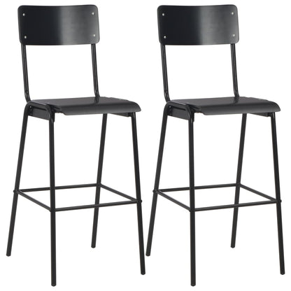 Set da Bar 3 pz in Acciaio Nero